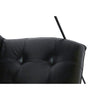 Ibra Buffalo Leather Armchair in Black