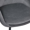 Gianna Tufted Back Dining Chair in Grey