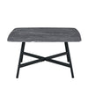 Nera Square Coffee Table in Black Faux Marble