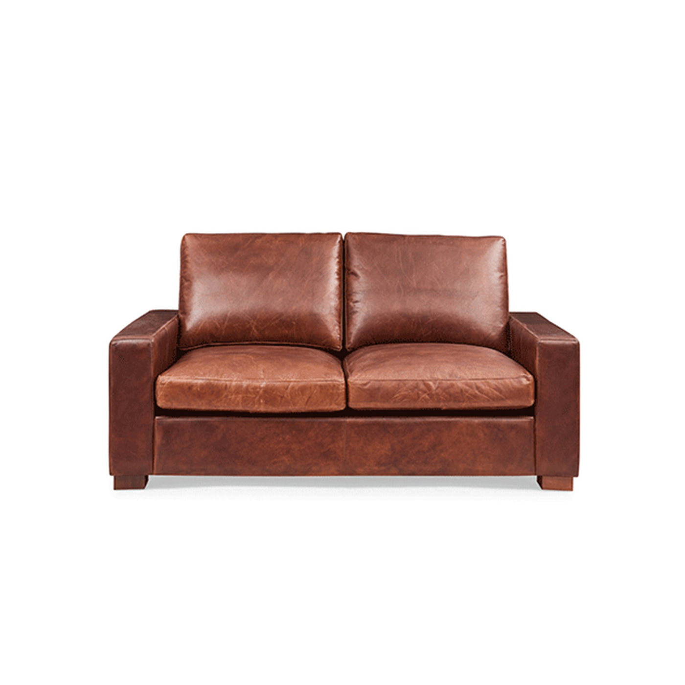 Cigar 2-Seater Leather Sofa